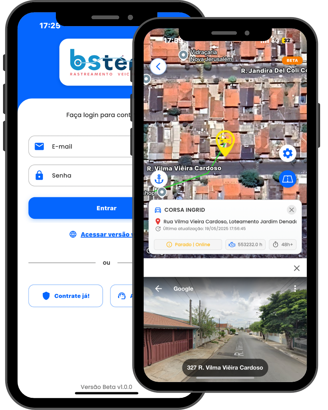 App BSTEN - Interface do Aplicativo